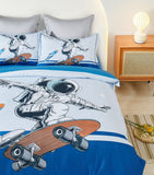 Duvet Covers: Astronaut Kids Quilt Cover Set - King Single Size