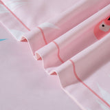 Duvet Covers: Flamingo Kids Quilt Cover Set - King Single Size