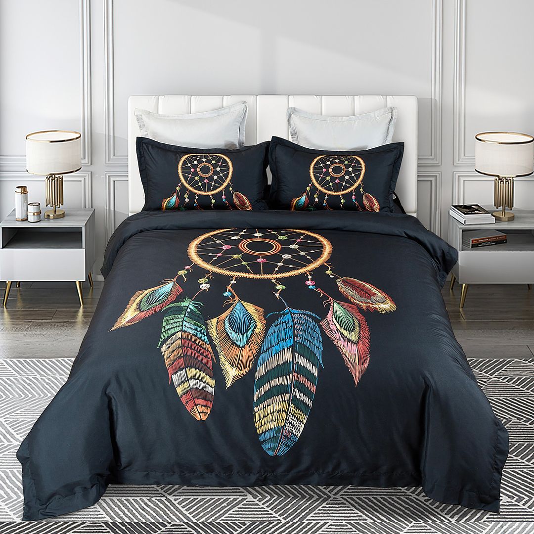 Duvet Covers: Dream Catcher Quilt Cover Set - Queen Size