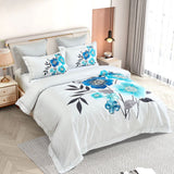 Duvet Covers: Braithe Floral Quilt Cover Set - Queen Size