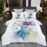Duvet Covers: Marrea Floral Quilt Cover Set - Queen Size