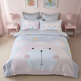 Duvet Covers: Bear Kids Quilt Cover Set - Single Size