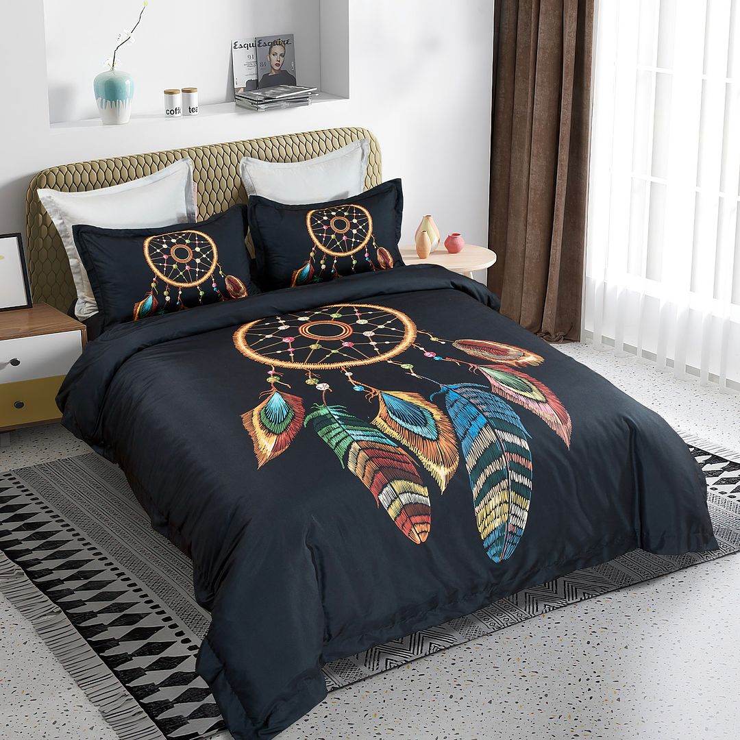 Duvet Covers: Dream Catcher Quilt Cover Set - Super King Size