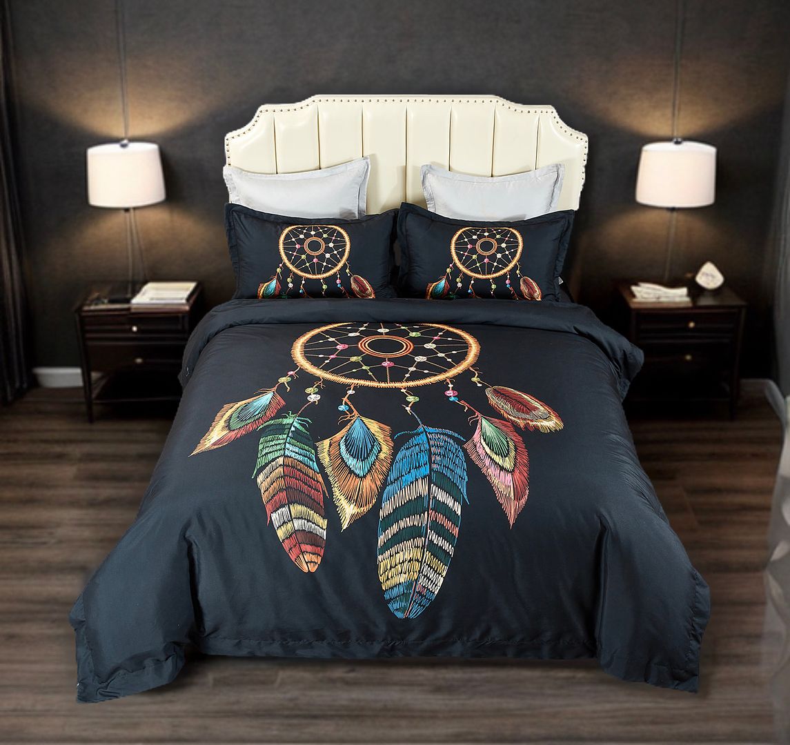 Duvet Covers: Dream Catcher Quilt Cover Set - Super King Size