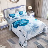 Duvet Covers: Julieta Floral Quilt Cover Set - Super King Size