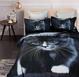 Duvet Covers: Cat Quilt Cover Set - Super King Size