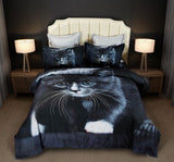 Duvet Covers: Cat Quilt Cover Set - Super King Size