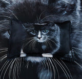 Duvet Covers: Cat Quilt Cover Set - Super King Size