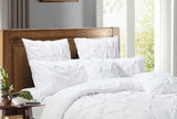 Pillowcases: Diamond Pintuck Premium Ultra Soft European Pillowcases 2-Pack - White