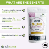 Vitamins & Supplements: Collagen Beauty Formula Unflavoured - 225g