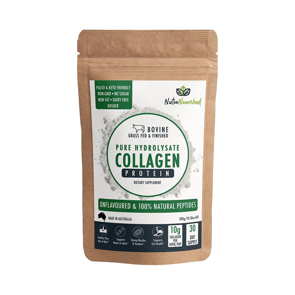 Vitamins & Supplements: Collagen Powder Tasteless & Unflavoured - 300g