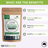 Vitamins & Supplements: Collagen Powder Tasteless & Unflavoured - 300g