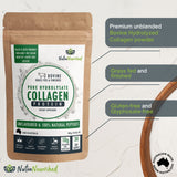 Vitamins & Supplements: Collagen Powder Tasteless & Unflavoured - 300g