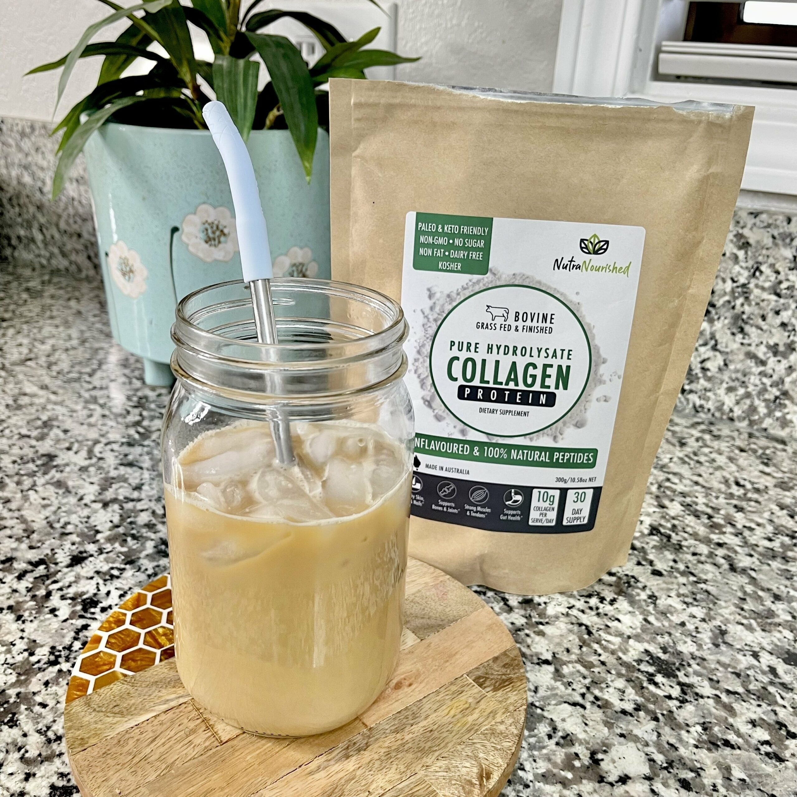 Vitamins & Supplements: Collagen Powder Tasteless & Unflavoured - 300g