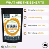 Vitamins & Supplements: Pure Organic 95% Curcumin Powder (120g/2 months supply) - 1500mg of Turmeric Extract Buffered with Black Pepper