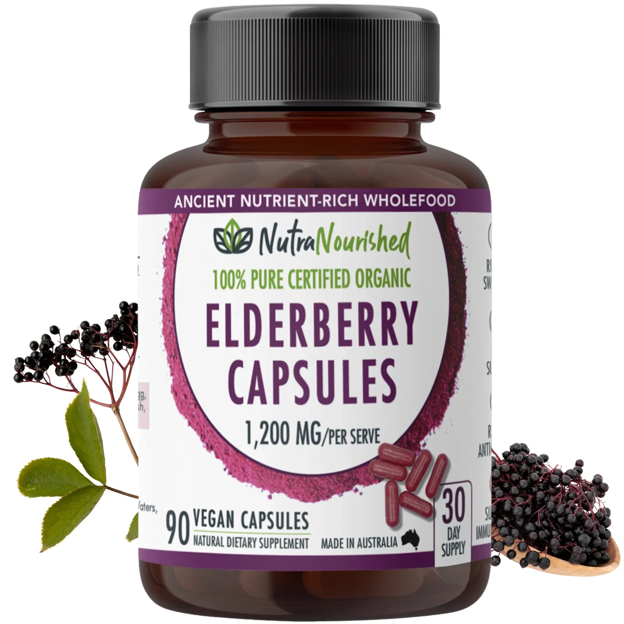 Organic Elderberry Capsules