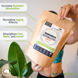 Seasonings & Spices: Fossil Shell Flour Powder - Food Grade Diatomaceous Earth - 250g