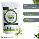 Vitamins & Supplements: Organic Pure Moringa Leaf Powder 120g