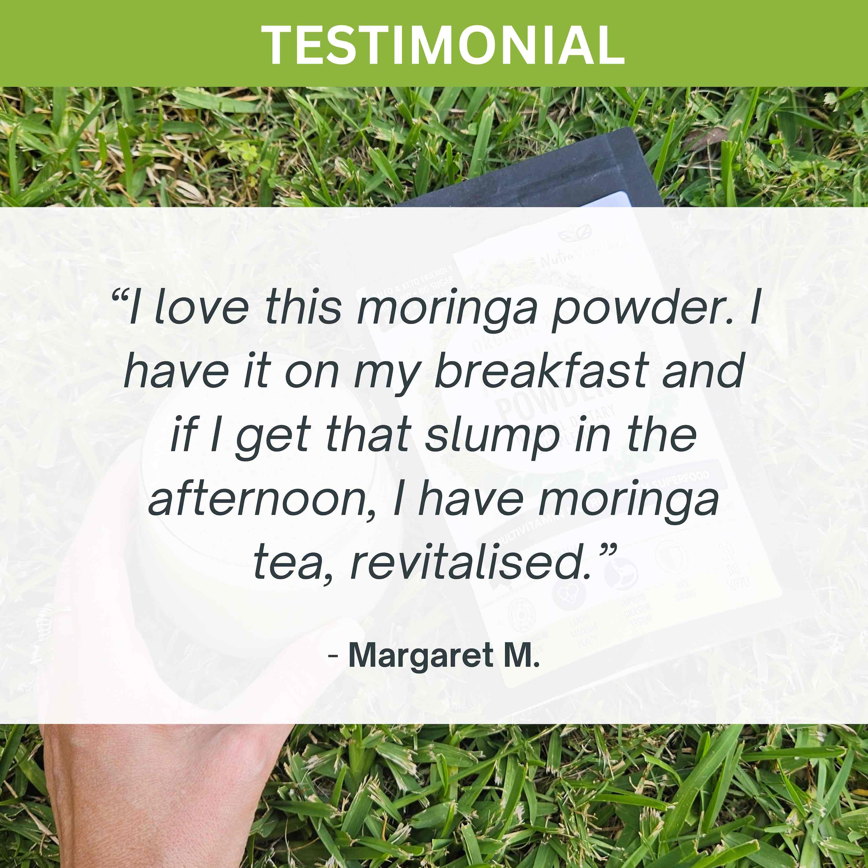 Vitamins & Supplements: Organic Pure Moringa Leaf Powder 60g