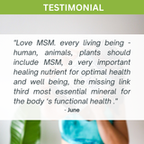 Pharmaceutical Supplies: Pure MSM Capsules - Methyl Sulfonyl Methane - (660mg), 60 Vegan Capsules/1 Month