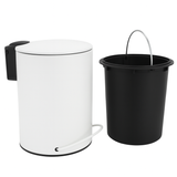3L Soft Close Pedal Bin White