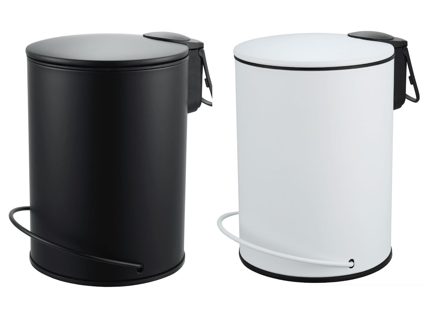 Pedal Bins: 3L Soft Close Pedal Bin White