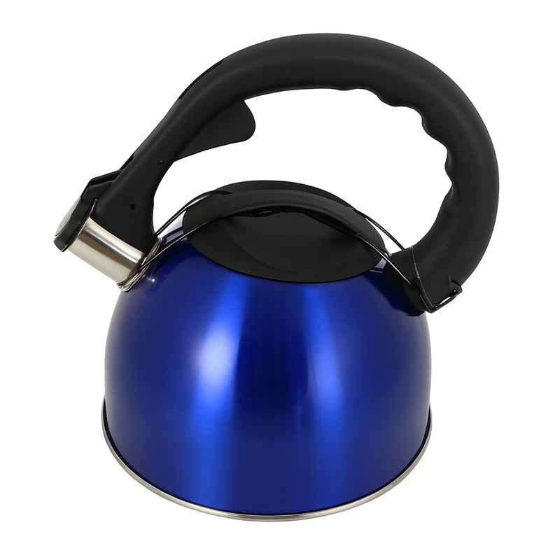 Kettles: 2.6L Stainless Steel Whistling Kettle blue