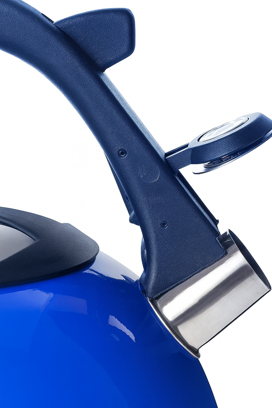 Kettles: 2.6L Stainless Steel Whistling Kettle blue