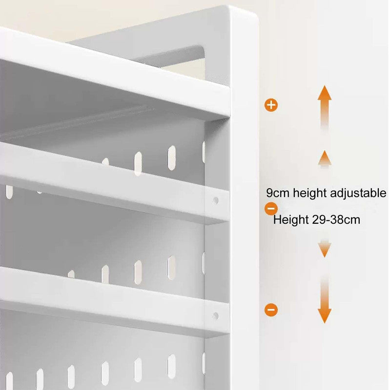 Storage Cabinets & Lockers: Multifunctional Microwave Shelf Storage Cutlery Tray Spice Holder Kitchen Rack Black