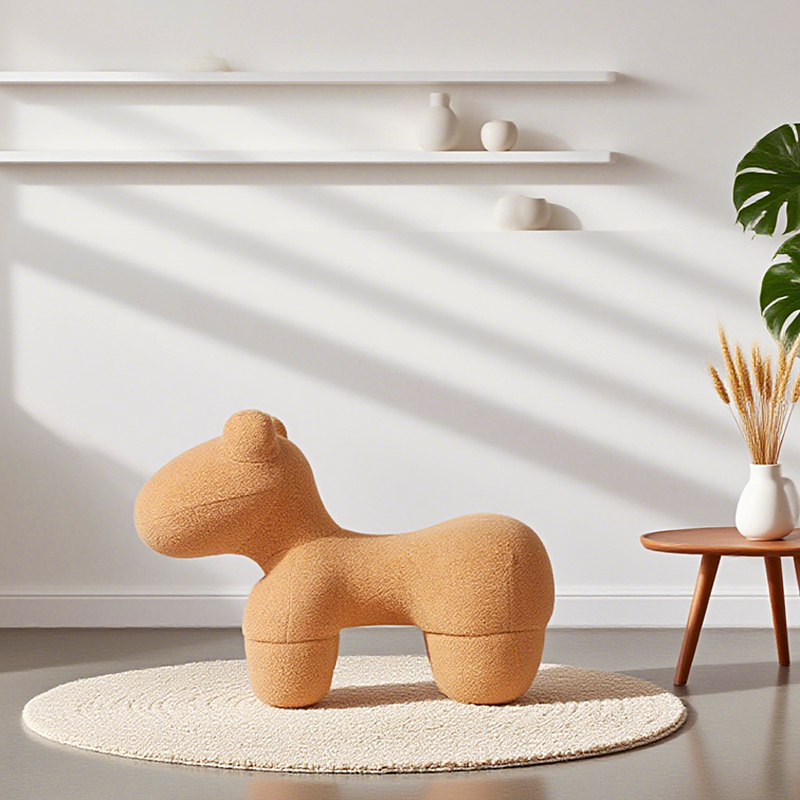 Kid's Tables, Chairs & Seats: Lamb Stool Chair Brown