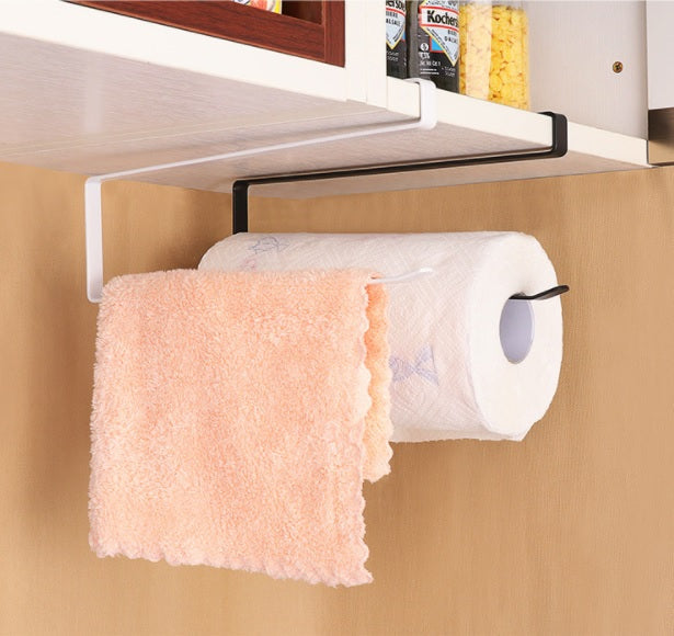 Desk Accessories: Paper Roll Holder Under Cabinet Black