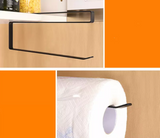 Desk Accessories: Paper Roll Holder Under Cabinet Black