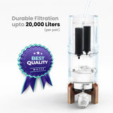 Water Dispensers: Phoenix Stainless Steel 6L with Fluoride & Smart Carbon Filter - Stainless Steel Stand