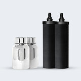 Water Dispensers: Phoenix 8L Stainless Steel Gravity Water Filter + POSTreat Fluoride cartridges