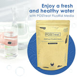 Water Filtration Accessories: POSTreat FluoRid Media Refill -Fluoride Filter Media-Phoenix Gravity