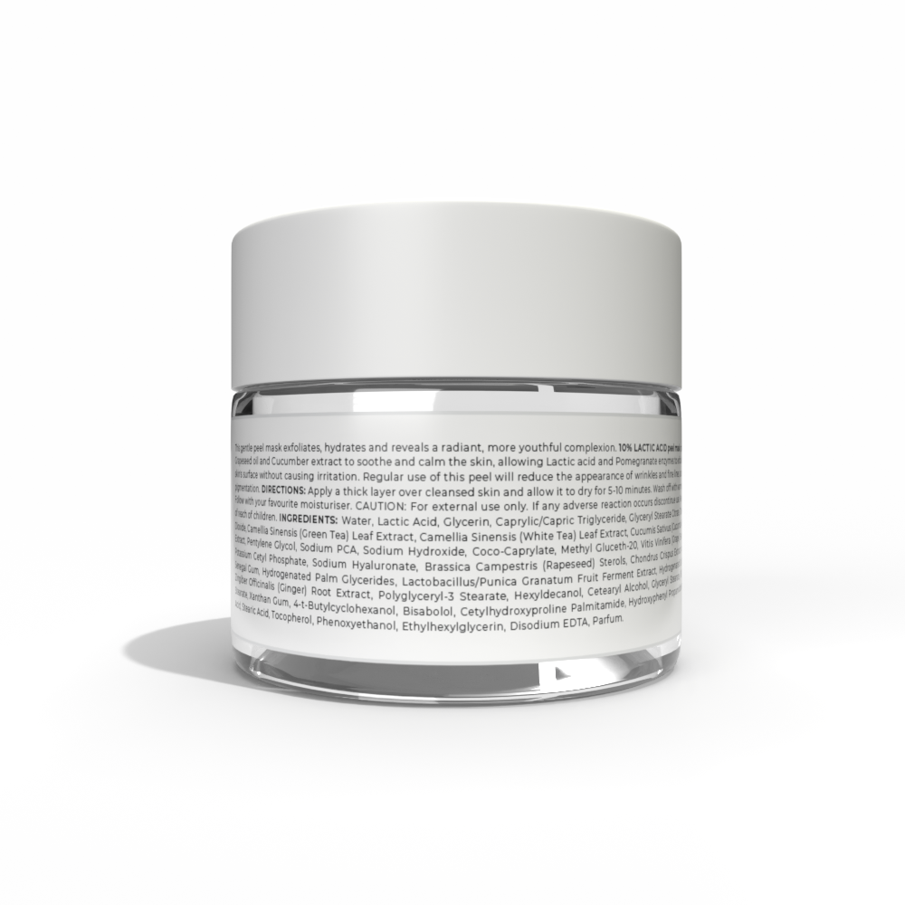 Facial Lotions & Moisturisers: 10% LACTIC ACID PEEL MASK | 50ML