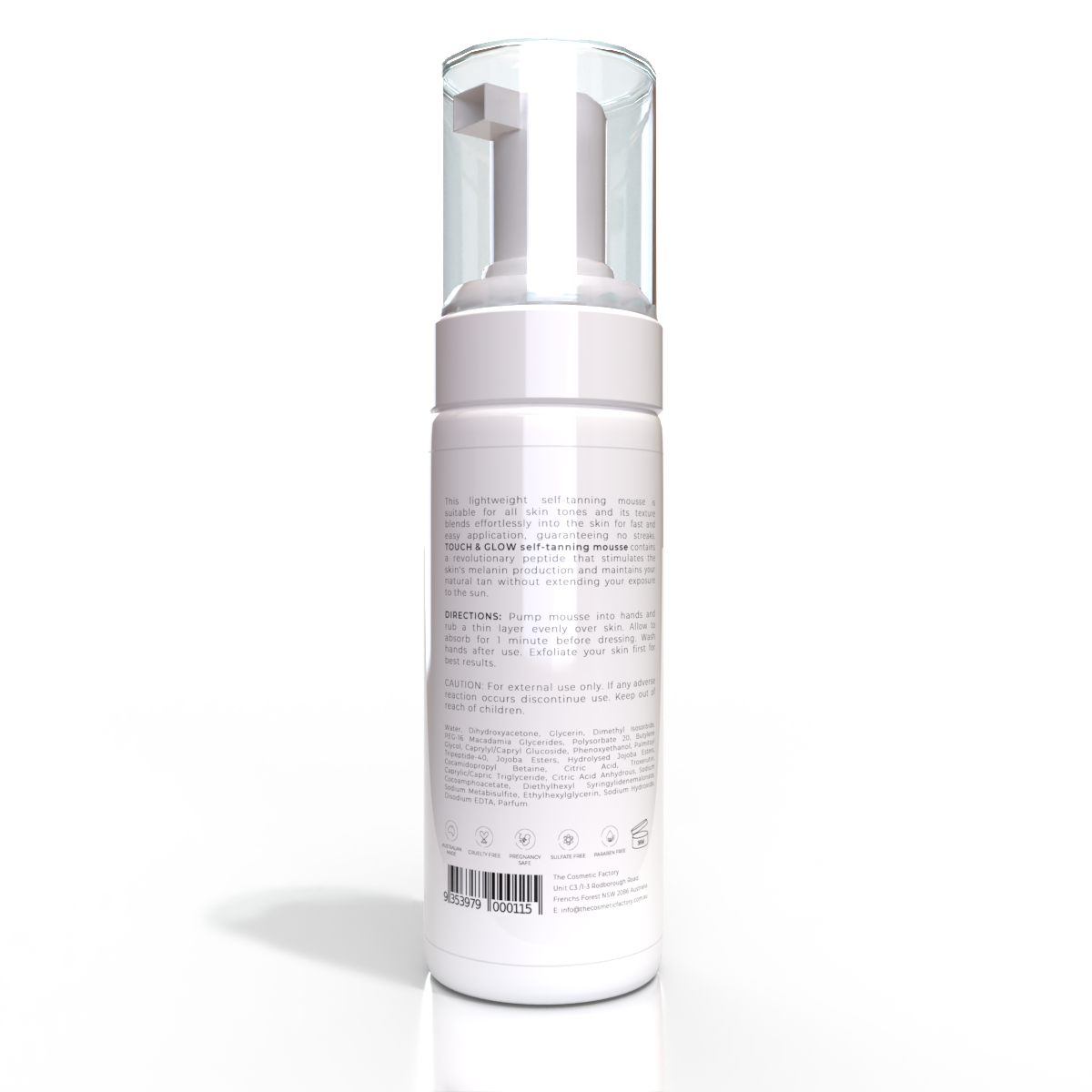 Facial Lotions & Moisturisers: TOUCH & GLOW SELF-TANNING BODY MOUSSE | 150ML