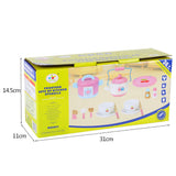 Pretend Play: Kids Wooden Kitchen Tea Set Pretend Play
