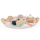 Pretend Play: Kids Wooden Kitchen Tea Set Pretend Play