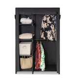 Clothing & Wardrobe Storage: Sorti Freestanding Portable Closet Metal Wardrobe Garment Rack Hanger