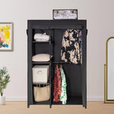 Clothing & Wardrobe Storage: Sorti Freestanding Portable Closet Metal Wardrobe Garment Rack Hanger
