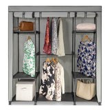 Clothing & Wardrobe Storage: Sorti Freestanding Portable Closet Metal Wardrobe Garment Rack Hanger