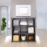 Clothing & Wardrobe Storage: Storage Organizer, 9 Cubes, Wardrobe Closet Storage Shelves