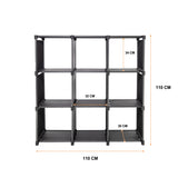 Clothing & Wardrobe Storage: Storage Organizer, 9 Cubes, Wardrobe Closet Storage Shelves