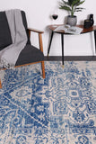 Floor Rugs: delicate-audrey-ivory-navy-rug 160x230
