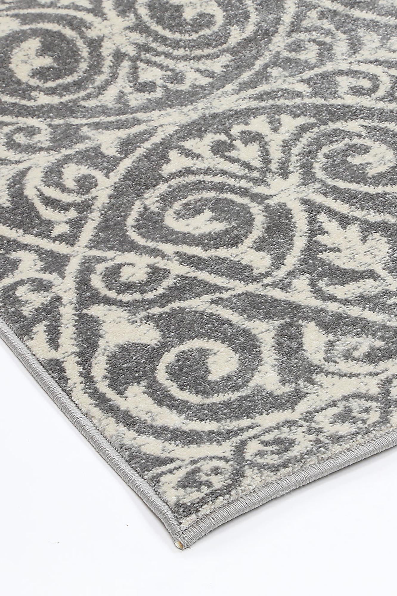 Floor Rugs: delicate-katherine-grey-ivory-rug 80x300