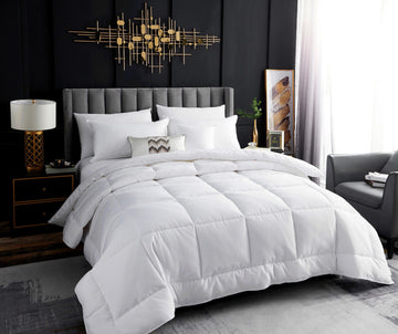 Quilts & Duvets: ultra warm winter weight down alternative quilt doona 800gsm super king