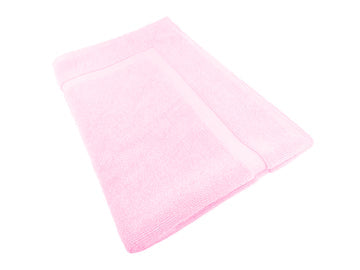 Bed Sheets: softouch ultra light quick dry premium cotton bath mat 900gsm baby pink