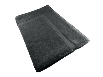 Bath Mats & Rugs: softouch ultra light quick dry premium cotton bath mat 900gsm charcoal