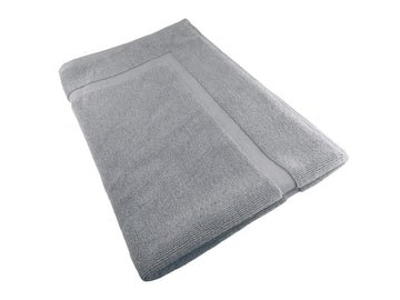 Bed Sheets: softouch ultra light quick dry premium cotton bath mat 900gsm silver
